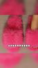 Women's Plush Winter Slippers, Solid Colour Open Toe Soft Bottom Flat Shoes, Comfortable Warm Home Slippers