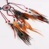 Haimeikang Bohemian Hippie Headband Dream Catcher Feather Headdress Fashion Peacock Feather Headbands Hair Accessories