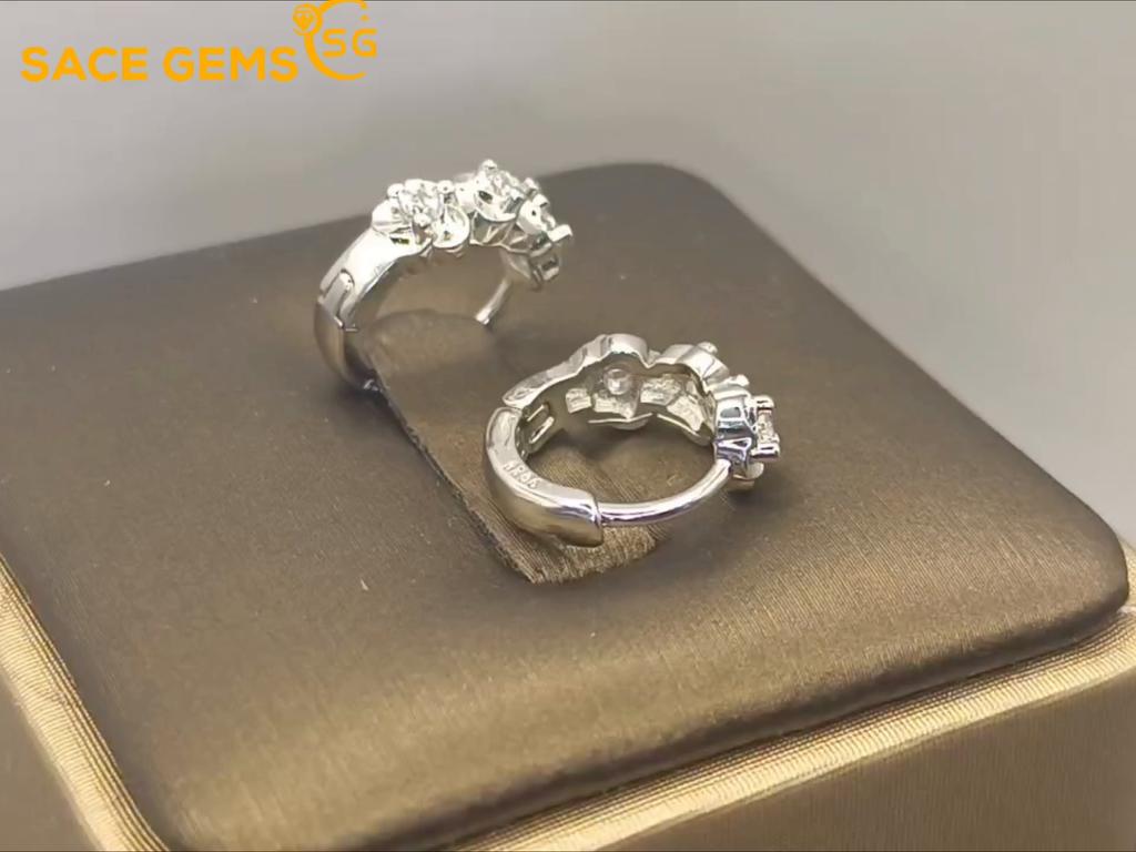 Sace Gems Классические серьги с цирконом из медного сплава для женщин, подарки на свадьбу