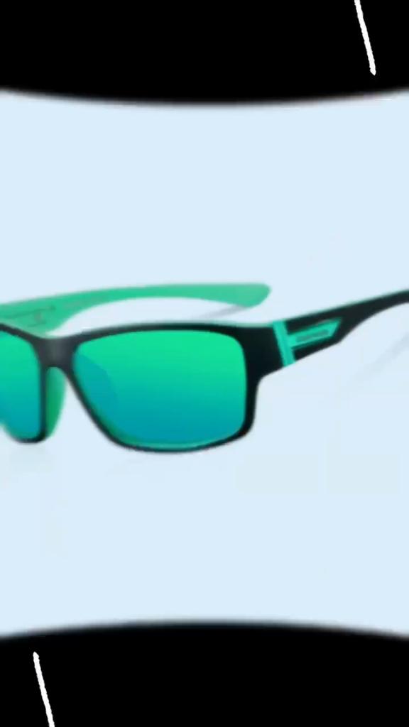 Queshark Square Polarized Cycling Glasses UV400 Sport Eyewear Camping Hiking Fishing Sunglasses