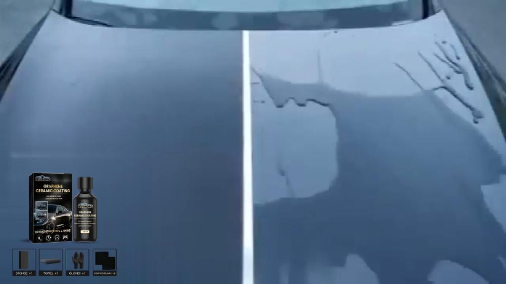 RAYHONG Автомобильное графеновое керамическое покрытие Ультратекучее покрытие для кристаллизации воды Глазурь-герметик Уход за лакокрасочным покрытием автомобиля