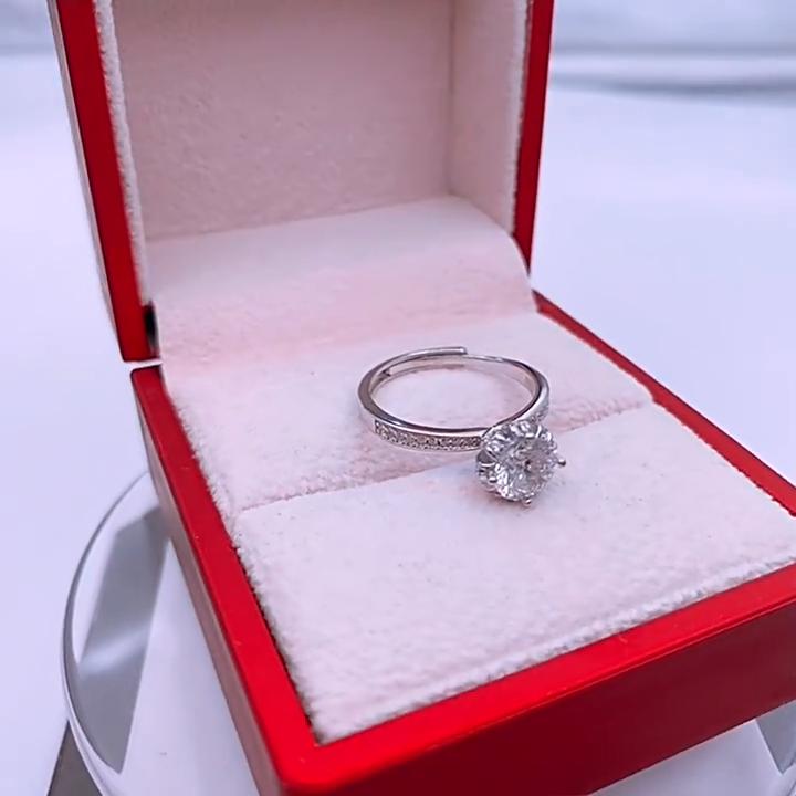 Танцизное классическое кольцо из стерлингового серебра 925 пробы с муассанитом, женские ювелирные изделия, свадебное обещание, подарок для вечеринки