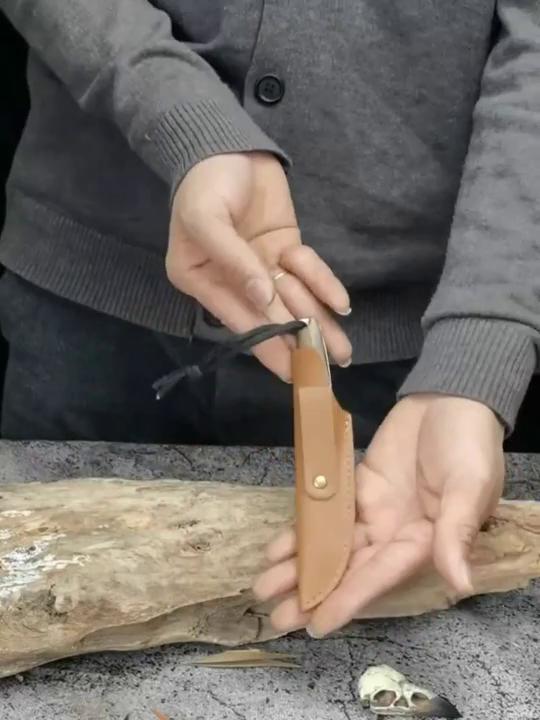 Kitchen Knife Damascus Pattern Imitate Chef Meat Cleaver Fruit Paring Knife