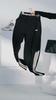 Adidas Women's Loose Wide-Leg Cotton Casual Comfortable Versatile Terry Cloth Sweatpants