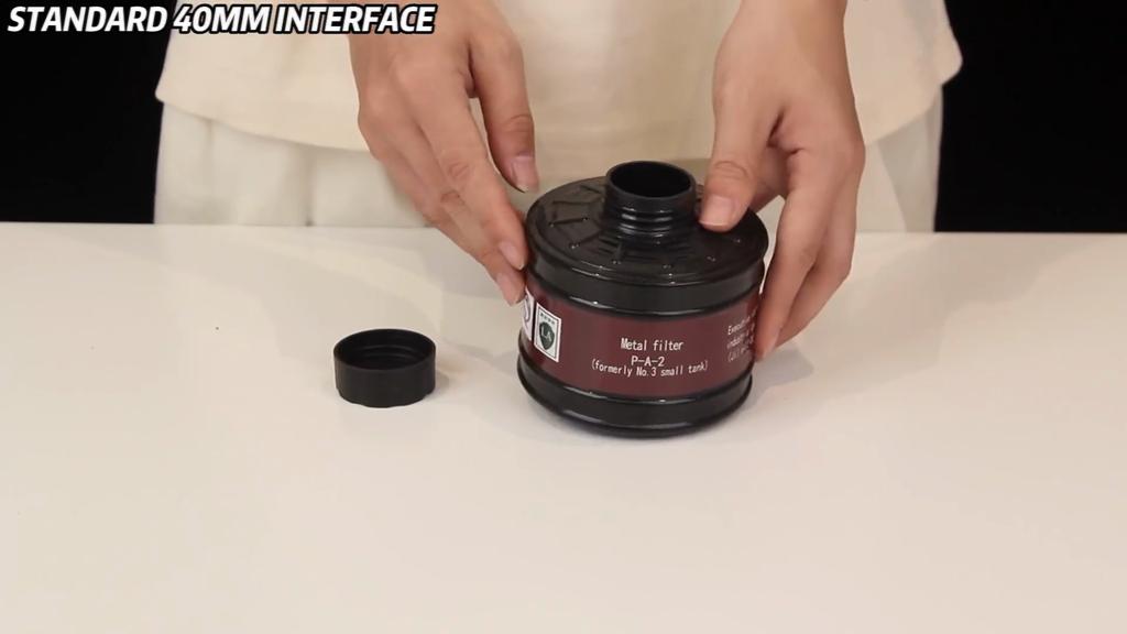 Gas Masks Survival Nuclear and Chemical - Reusable Full Face Respirator Gas Mask with Filter