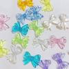 4Pcs Plastic Acrylic Shiny Color Butterfly Bowknot Bows Beads Charm for Necklace Bracelet Earring Hair Ornaments Making DIY Jewelry Accessories