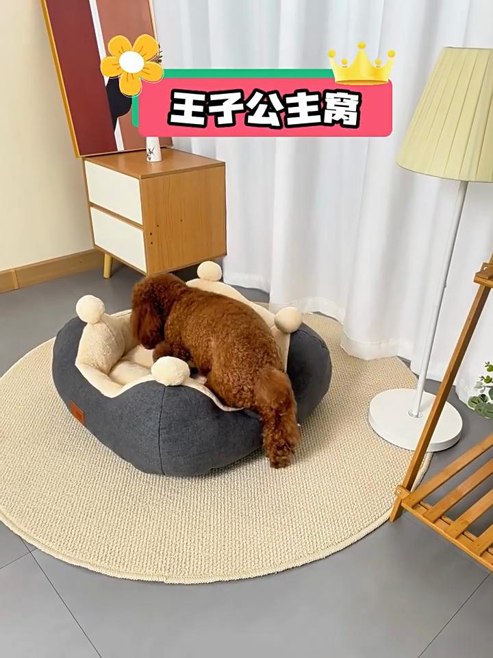 Thicken Pet Cat Bed Soft Plush Pet Sleeping Bed for Cats Small Medium Dogs Removable Pet Sofa Lovely Kitten Nest Cat Accessories