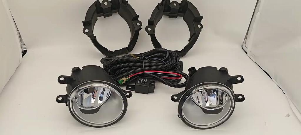 1 Set Fog Lights Headlight For Toyota Corolla Fielder 2009 Fog Lights Car Fog Lamp Kit With Harness Bulb Switch