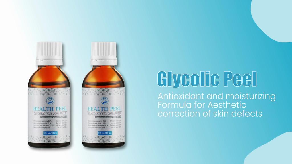 Health Peel Glycolic Peel 20% pH 1.9 / Glycolic Peeling 20% ​​pH 1.9, 30ml.