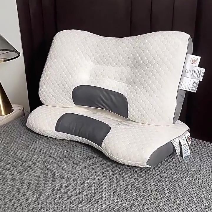 3D Подушка для шеи Ортопедическая помощь для защиты сна Подушка для шеи Бытовая спа-массажная подушка для сна Высокоэластичная пористая моющаяся подушка