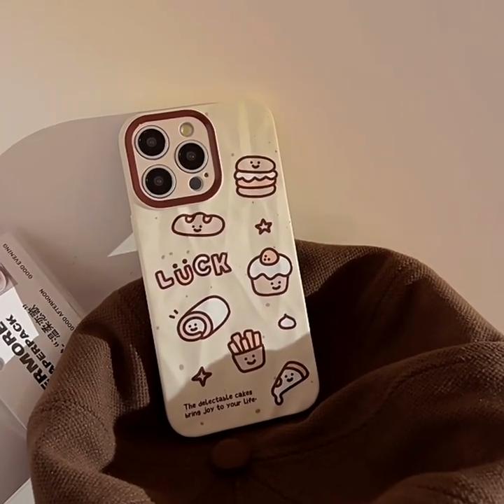 Мультяшный милый чехол для телефона в виде хлеба для iPhone 17, iPhone 17 Pro Max