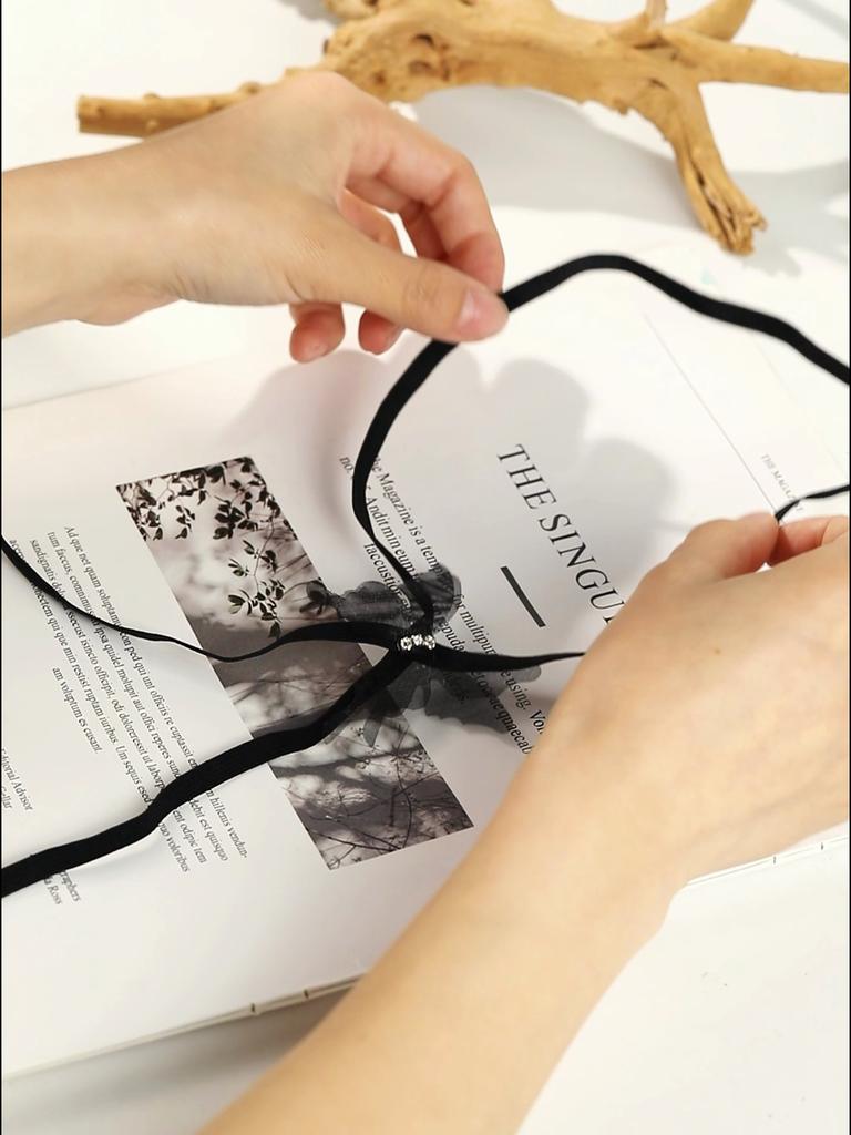 1PCS Sweet Cool Hot Girl Butterfly Flower Cross Thigh Chain Women's Jewelry Sexy High Elasticity Strap Leg Chain