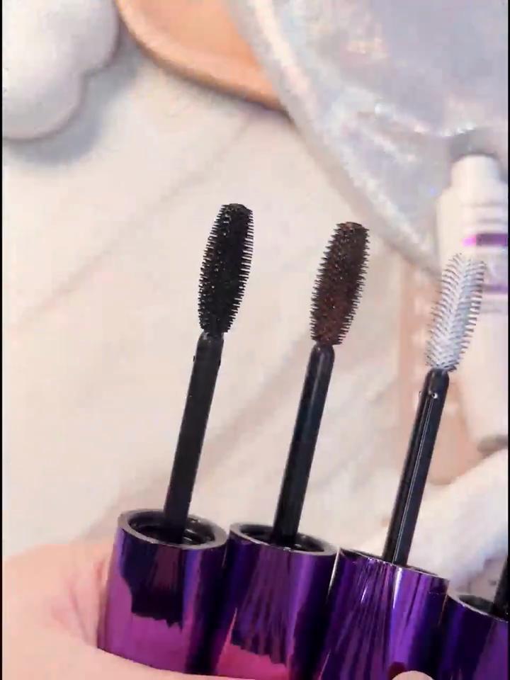5D Silk Fibe Тушь для ресниц 5 цветов Наращивание ресниц Кисть для ресниц Водонепроницаемый косметический макияж