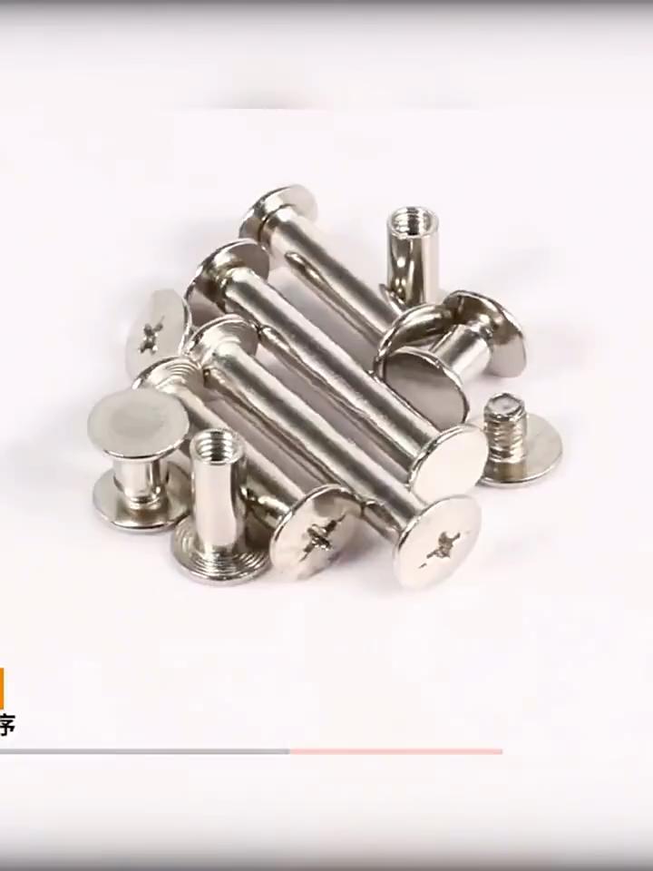 5/10/25 шт. кожаный ремень кошелек фотоальбом книга переплет Чикаго винт гвоздь заклепка