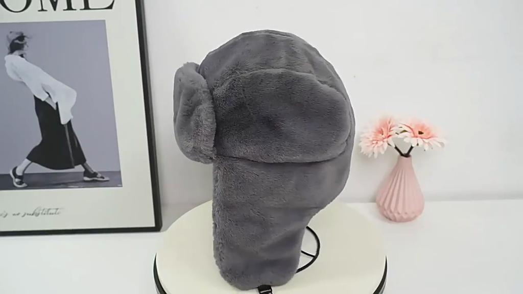 Winter Faux Fur Bomber Hat - Cozy & Warm Cold Weather Hat for Men