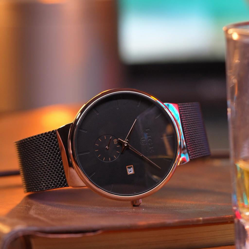 LIGE Watches Casual Waterproof Quartz Clock Mens Watches Top Brand Luxury Ultra-Thin Sports Watch