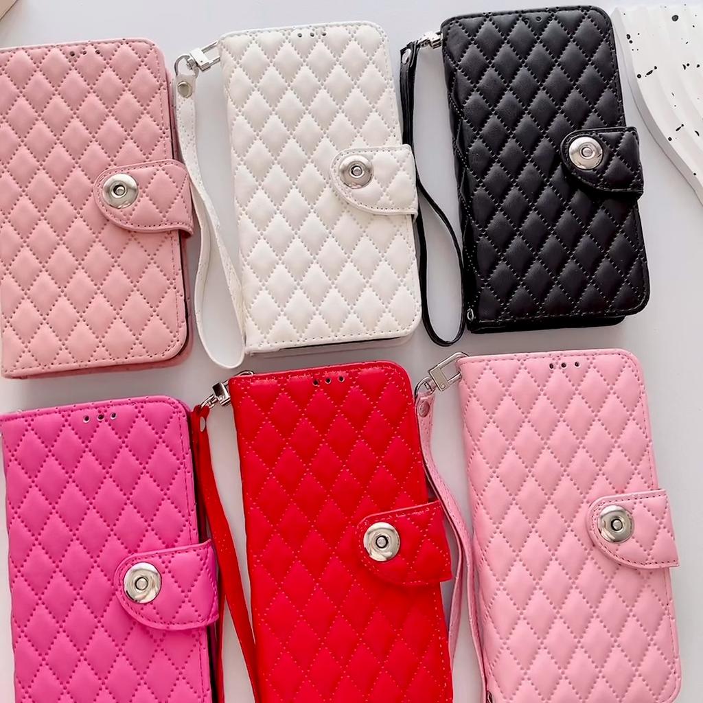 Ремешок на запястье, женский повседневный кожаный держатель для карт с 3D сеткой, чехол-кошелек для телефона, подставка для iPhone Samsung Xiaomi Moto, женская сумка для девочек розового розового цвета с откидной крышкой