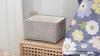 Foldable Storage Basket For Home Supplies Cotton and Linen Organizer Box For Underwear Socks Baby Toys Organizer Accessories
