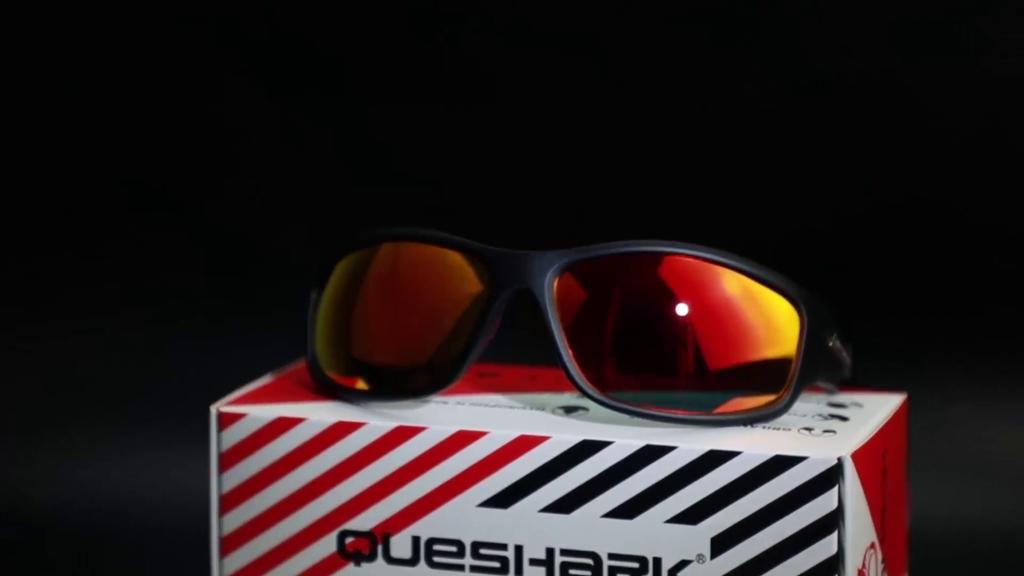 Queshark Женские и мужские поляризационные спортивные солнцезащитные очки для рыбалки, скалолазания, пеших прогулок и велоспорта, очки для горного велосипеда, велосипедные очки QE22N