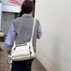Мужская плечевая сумка большой вместимости, студенческая сумка-мессенджер