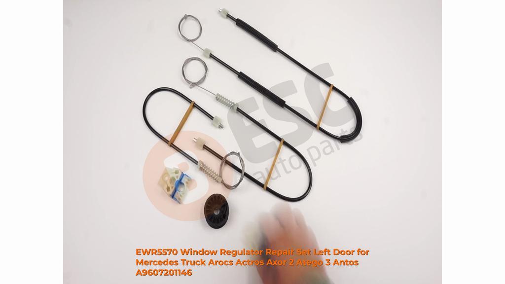 EWR5570 Window Regulator Repair Set Left Door for Mercedes Truck Arocs Actros Axor 2 Atego 3 Antos A9607201146