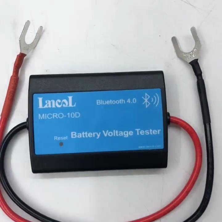 Lancol Micro-10D Bluetooth Digital Voltmeter for Android Only - Mini Voltage Meter with Phone Display