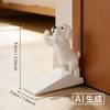 3D-печатный милый дверной стопор в форме лабрадора, клиновидный держатель для двери, забавная, исцеляющая, декоративная фигурка, мультяшный держатель для двери, украшение для дома
