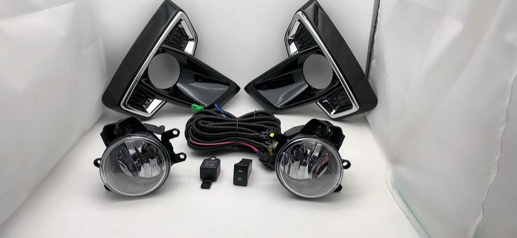 1 Комплект Противотуманных фар Фары Для Toyota Hilux Revo Rocco Dakar 2018 2019 Противотуманные фары Автомобильный Комплект Туманных Фар С Проводкой Лампочкой Переключателем