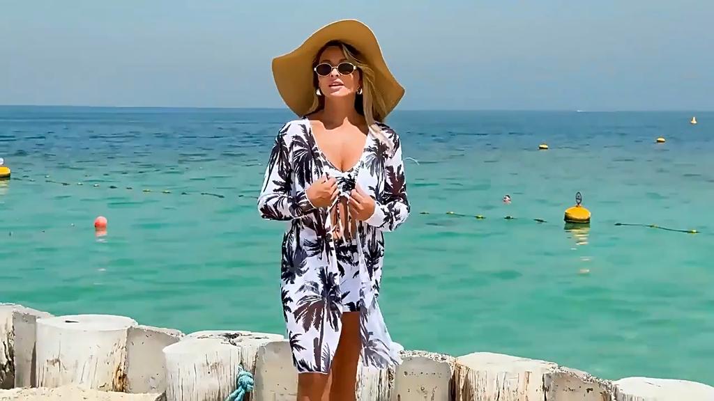 Женский трехсекционный комплект бикини с шортами-бойфрендами, модный купальник с бантом и пляжным парео