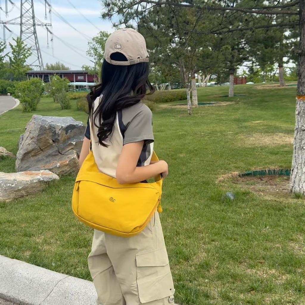 Однотонная сумка кроссбоди Женская большая вместительная Оксфордская сумка через плечо для поездок