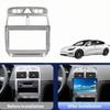 Для Peugeot 307 307CC 2002-2013 9-дюймовая серебристая декоративная накладка на рамку рычага переключения передач центральной консоли автомобиля Декор интерьера