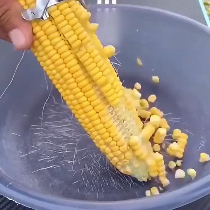 Зубчатый нож для кукурузы из нержавеющей стали, строгальный станок для кукурузы, молотилка, стриппер, резак, рубильник для дыни, шелушитель, кухонный гаджет, инструмент