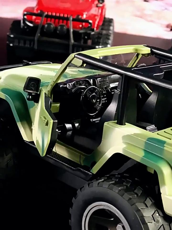 Children's Toy Car Simulation Camouflage Fire Truck Police Car Off-road Vehicle Boy Inertia Car