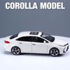 1:32-масштабная модель автомобиля Toyota Corolla, игрушечный автомобиль из цинкового сплава со звуком и светом для детей, мальчиков и девочек