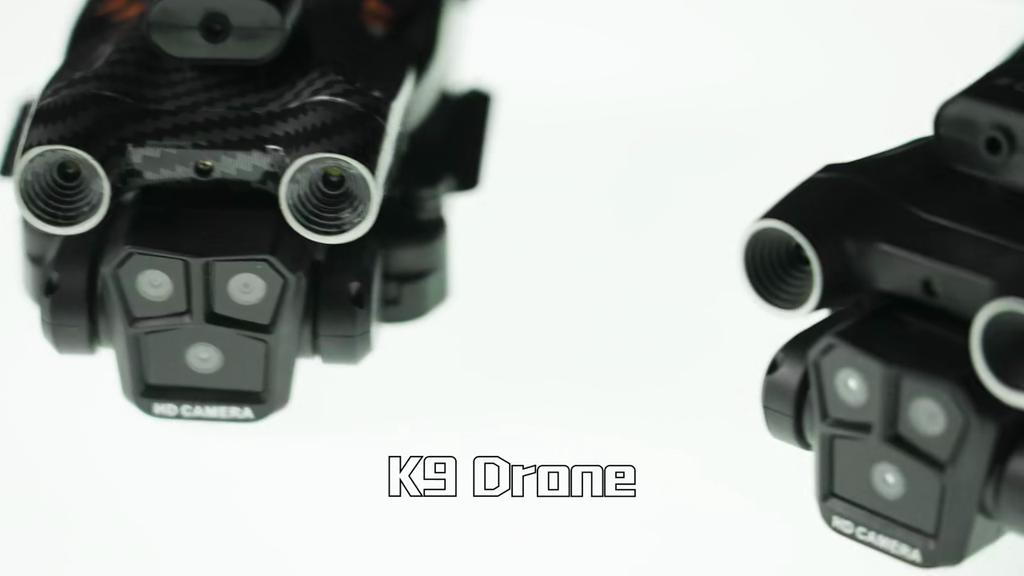 New K9Pro RC Drone Dual-camera 4K Professional Wide-angle Optical Flow Positioning Four-way Obstacle Avoidance Mini Foldable Quadcopter Toy