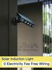 4LED Solar Outdoor Motion Sensor Waterproof Garden Rotatable LED Light Solar Spotlight Garden Path Street Lighting Simulation Monitoring Light