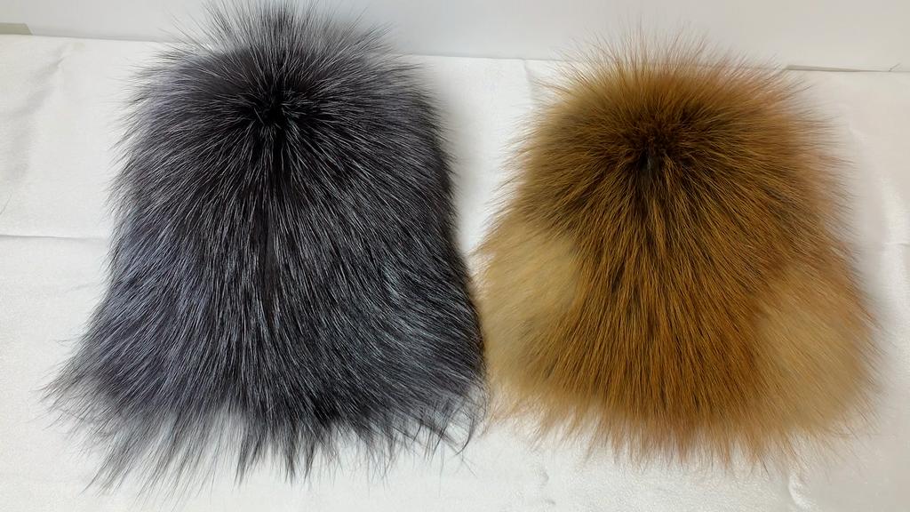Real Fox Fur Hats Winter Women Luxury Good Quality 100% Natural Fox Fur Hat Slullies Female Fashion Warm Knitted Fox Fur Caps
