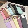 Яркий флуоресцентный жидкий силиконовый чехол для телефона для iPhone 17 Air 17Pro 16 ProMax, защита кнопок из силикона, матовая однотонная мягкая накладка