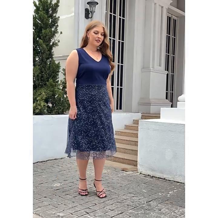 Summer Women's Dress Plus Size Sleeveless Casual Loose Dress Cocktail Party Party Dresses Tank Dresses