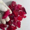 Натуральный красный рубин россыпью 899,90 карат необработанный окрашенный для огранки и коллекций драгоценных камней