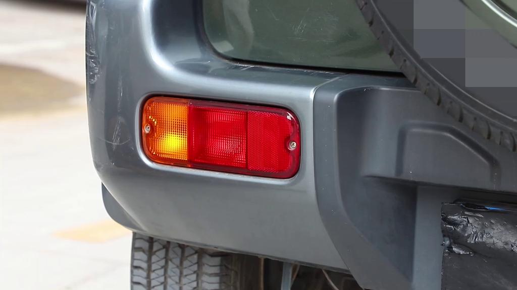 ABS Rear Fog Lampshade Guards Lamp Protector For Ford Suzuki Jimny 2007-2017 Exterior Accessories, Smocked Black