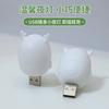 Mini USB LED Night Light Wireless Night Light Recharge Bedroom Bedside Kitchen Lamp Cartoon Decoration Table Lamp For Kids Gift