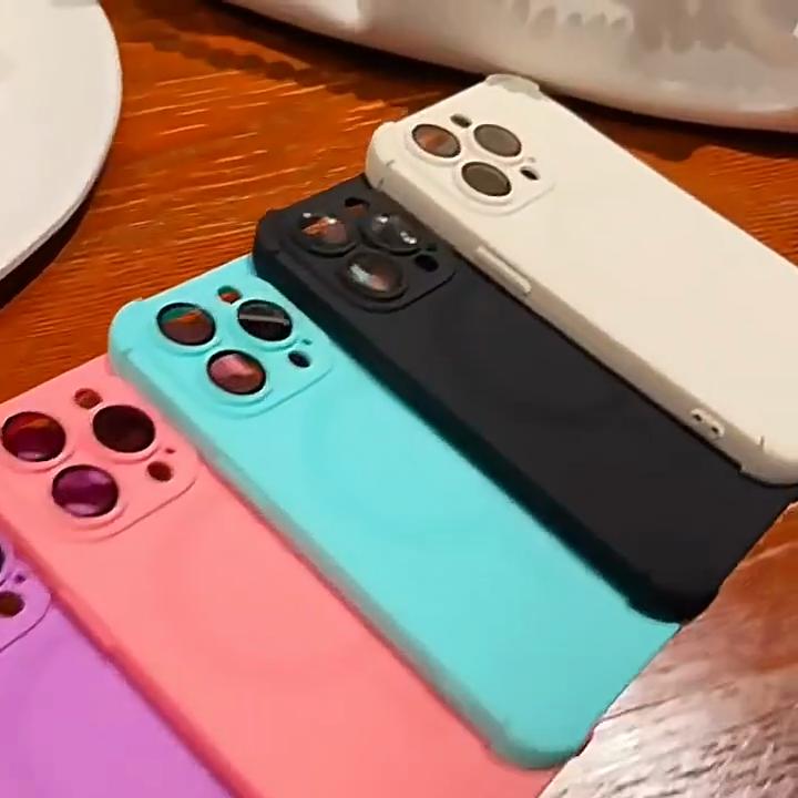 Роскошный чехол Magsafe с беспроводной зарядкой для iPhone 15 14 13 12 Pro Max Plus, мягкий жидкий силиконовый магнитный противоударный чехол-бампер