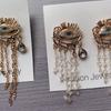 Women Vintage Eyes of Demon Earring Ring Exaggerated Trendy Earrings Style Girls Delicate Tassels Jewelry