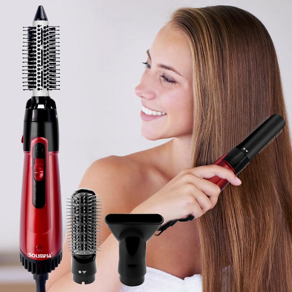 Все в одном Электрическая плойка Профессиональный набор плоек Мгновенный нагрев Завивка волос с 2 сменными керамическими стволами