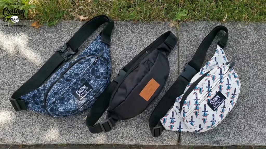 Banana Belt Bag for Men Custom Wear Triada Abstract