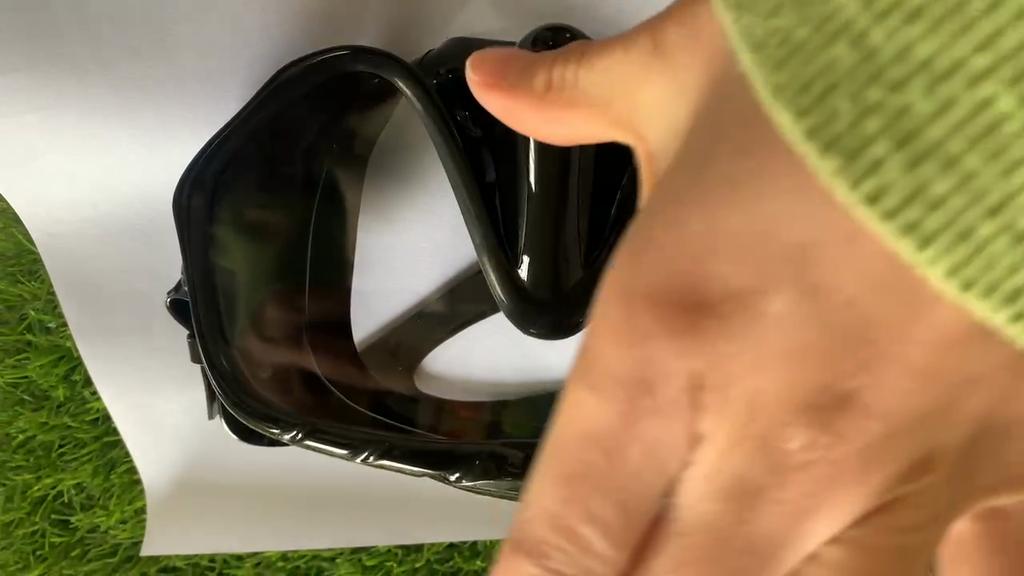 Professional Snorkeling Mask MK‑500 Comfort Silicone Tempered Glass Diving Mask Brand WHALE