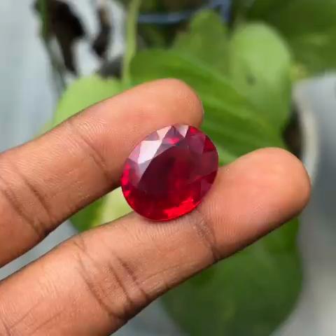 Natural Red Ruby Loose Gemstone Oval Cut 9.80 ct for Jewelry Making and Gem Collections