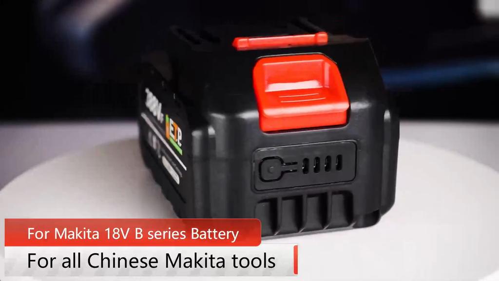 Yofidra 21V 15000mAh Rechargeable Lithium Ion Battery For Makita Cordless Drill/Brushless Wrench/Screwdriver/Circular Saw EU Plug