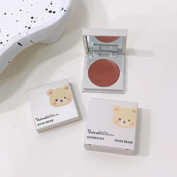 GEGE BEAR Velvet Feels Tipsy Многофункциональные кремовые румяна